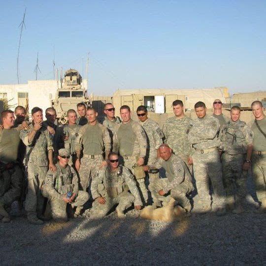 John's platoon in Afghanistan